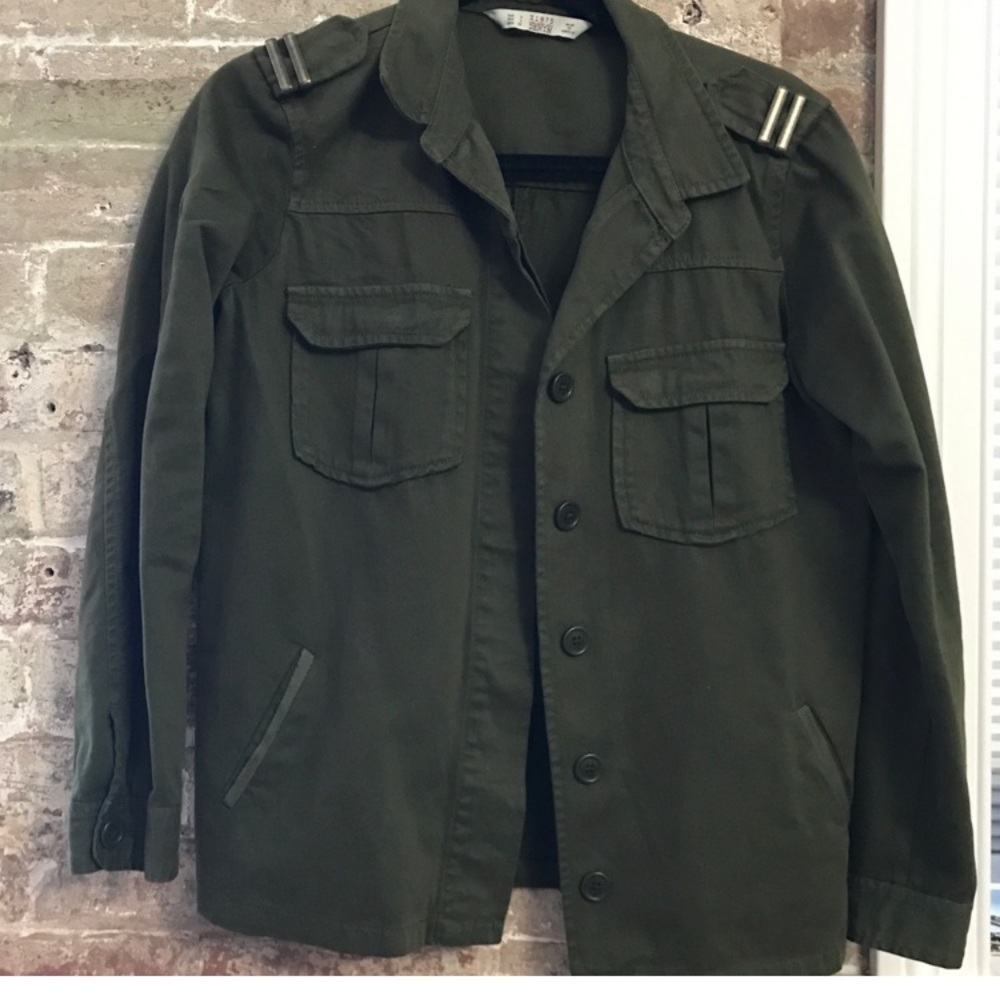 Zara military jacket shacket